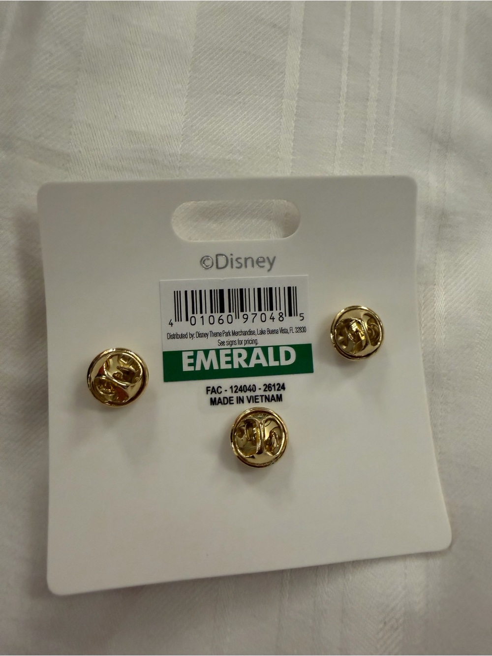 Disney parks Gold balloon trashcan Castle Enamel Pin brooch Set - Picture 2 of 2